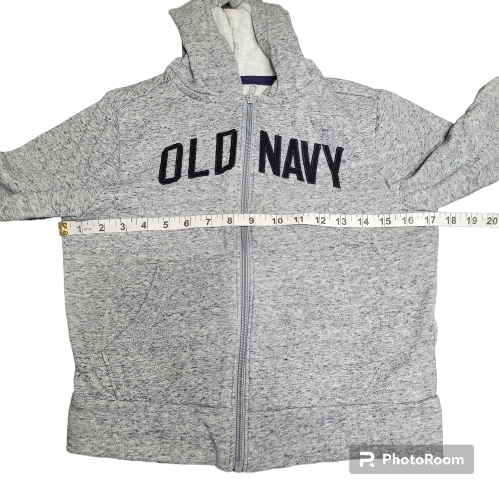 Old Navy Kids 2 Piece Grey Full Zip Hooded Jacket And Joggers Set Size S/M - Picture 5 of 13